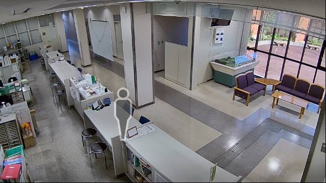 西庁舎1階窓口Live Image